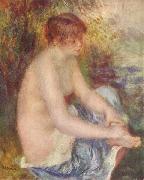Pierre-Auguste Renoir Kleiner Akt in Blau France oil painting artist